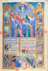 Ms 412 Eröffnungsseite aus dem Missel de Paris, um 1475
